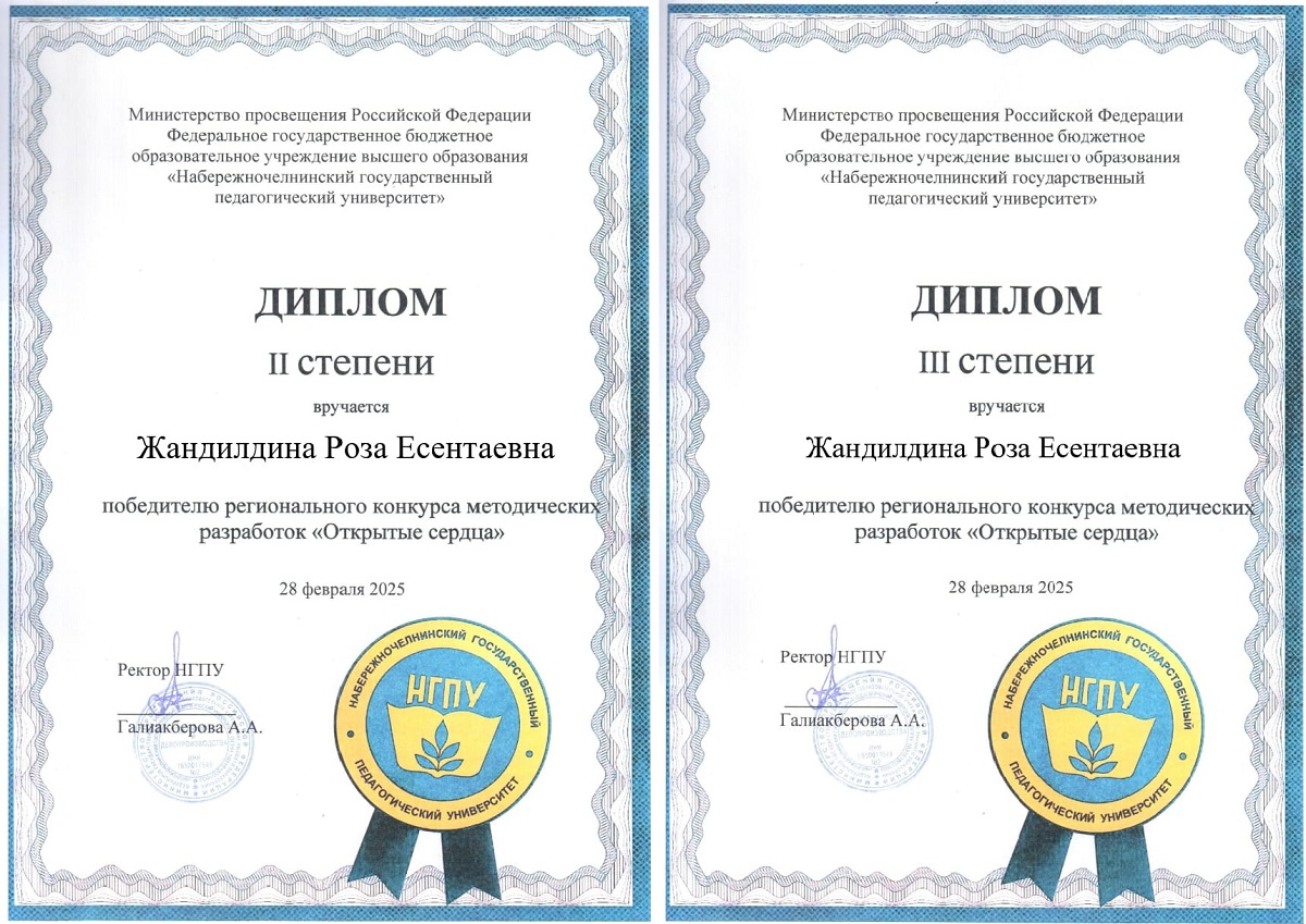 Competition of scientific projects 